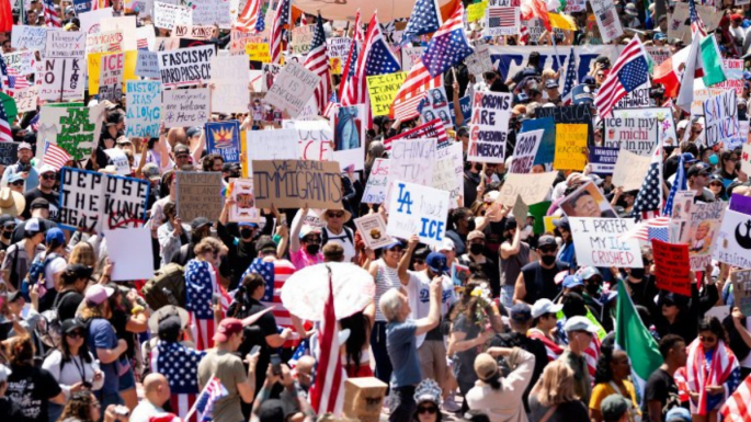 protest against Donald Trump