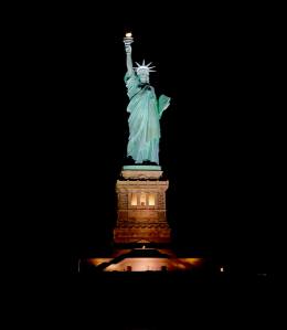 Statue of Liberty at Night. New York, New York, 2022